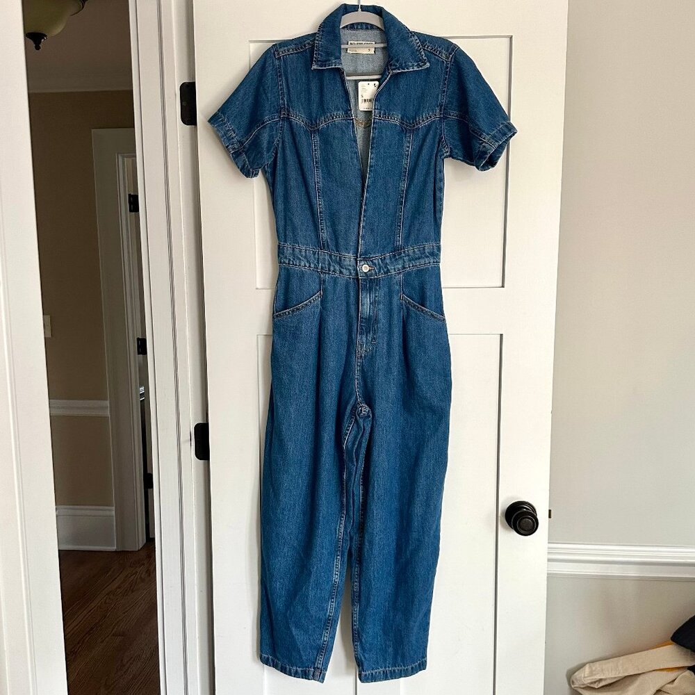 Free People Denim Jumpsuit Small NWT